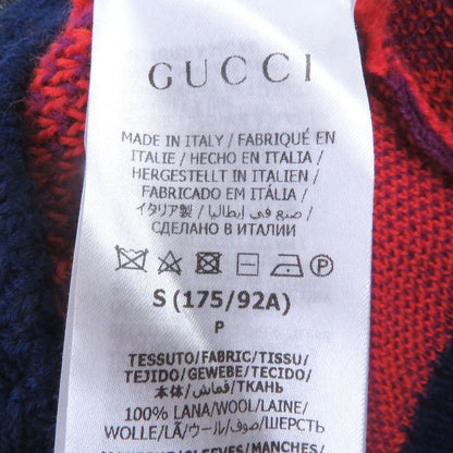 Gucci 23SS 724770 Turtleneck Docking Design Long Sleeve Knit Sweater Multicolor