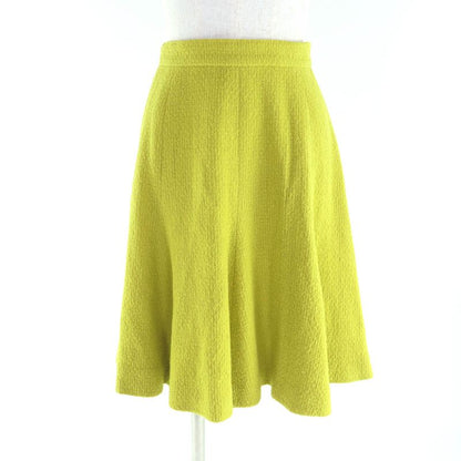 CHANEL Vintage Tweed Jacket With Coco Mark Buttons + Flared Skirt Setup