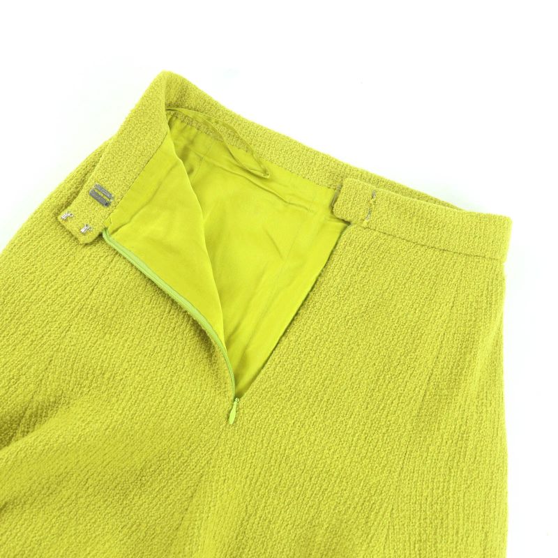 CHANEL Vintage Tweed Jacket With Coco Mark Buttons + Flared Skirt Setup