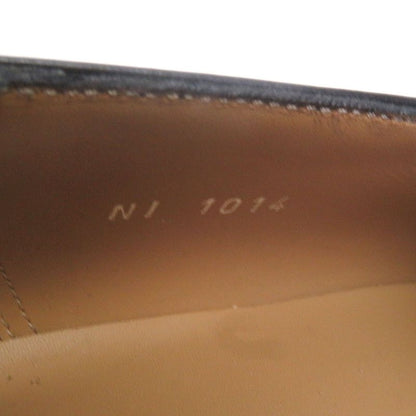 Louis Vuitton Leather Wingtip Medallion Perforated Loafers Black 6 With Box