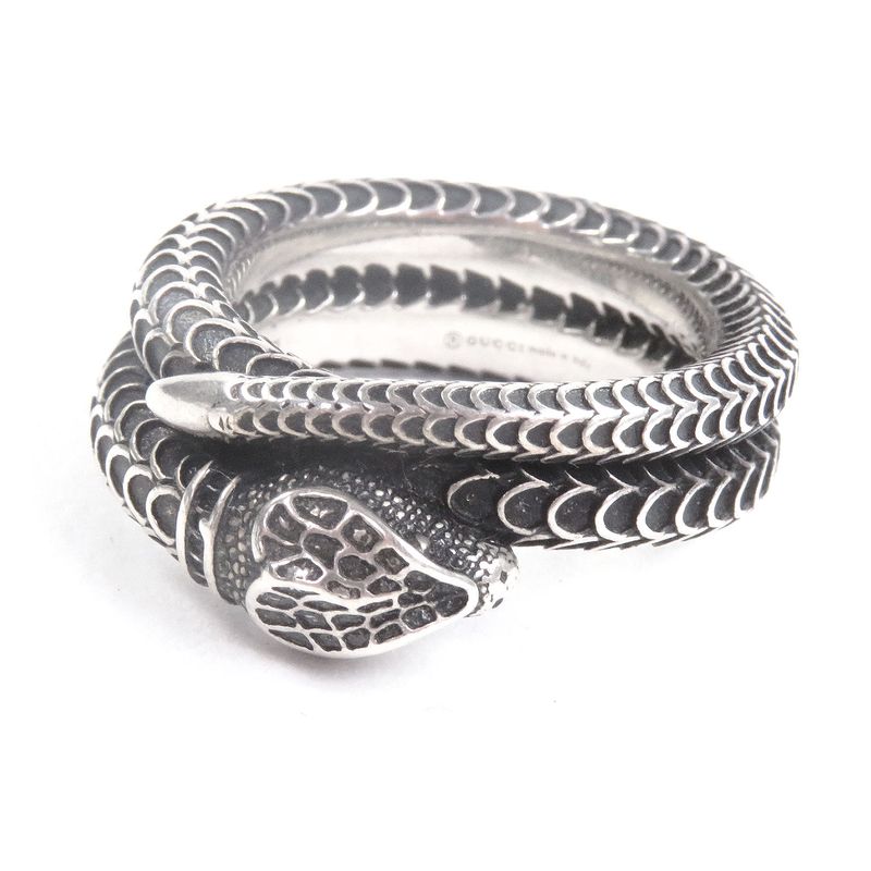 Gucci Ag925 Garden Snake Ring - Ring Accessory - Silver 20 (size 20 Equivalent)