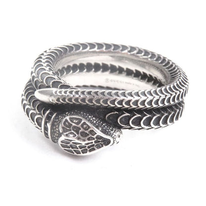 Gucci Ag925 Garden Snake Ring - Ring Accessory - Silver 20 (size 20 Equivalent)
