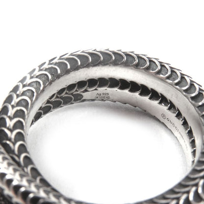 Gucci Ag925 Garden Snake Ring - Ring Accessory - Silver 20 (size 20 Equivalent)