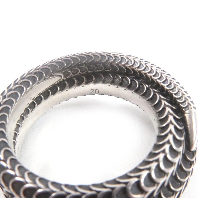 Gucci Ag925 Garden Snake Ring - Ring Accessory - Silver 20 (size 20 Equivalent)
