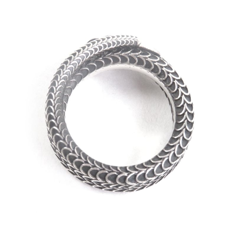 Gucci Ag925 Garden Snake Ring - Ring Accessory - Silver 20 (size 20 Equivalent)