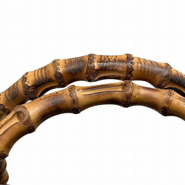 Gucci Bamboo Diana 002-8260 Brown Leather Bag Handbag Women