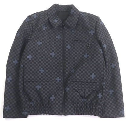 Louis Vuitton 23SS Jet Pocket Jumper Damier Cross LV Logo Hardware Blouson