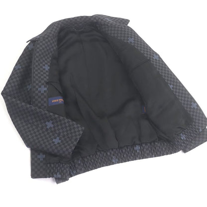 Louis Vuitton 23SS Jet Pocket Jumper Damier Cross LV Logo Hardware Blouson