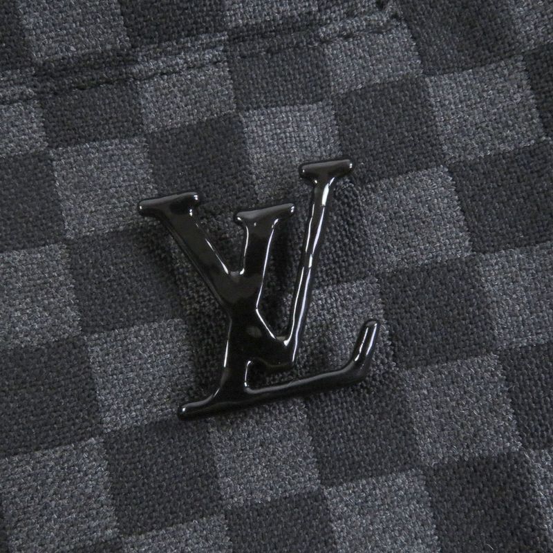 Louis Vuitton 23SS Jet Pocket Jumper Damier Cross LV Logo Hardware Blouson