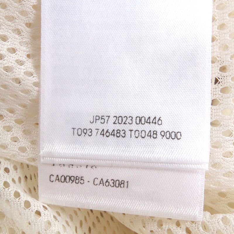 Balenciaga 23SS 746483 Sport Icon Track Blouson Jacket Ivory S Made In Italy