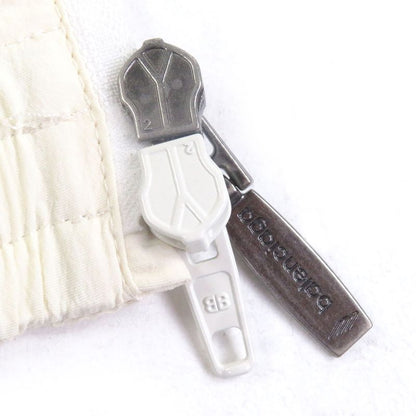 Balenciaga 23SS 746483 Sport Icon Track Blouson Jacket Ivory S Made In Italy