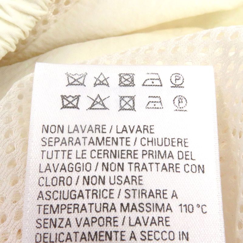 Balenciaga 23SS 746483 Sport Icon Track Blouson Jacket Ivory S Made In Italy