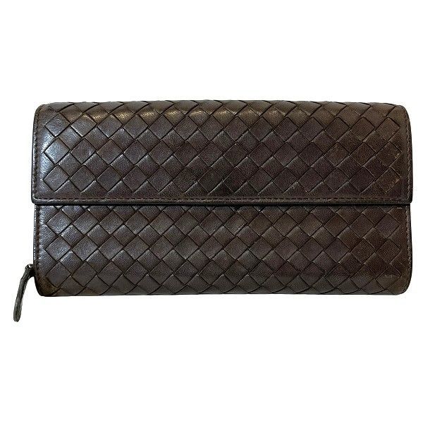 Bottega Veneta Intrecciato 150509 Long Wallet Bi-fold Unisex