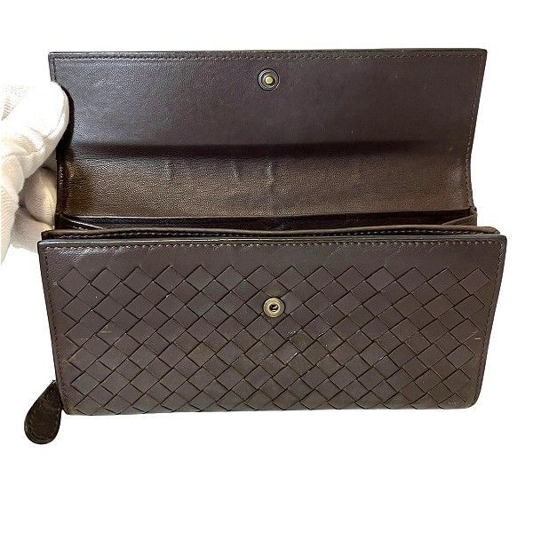 Bottega Veneta Intrecciato 150509 Long Wallet Bi-fold Unisex