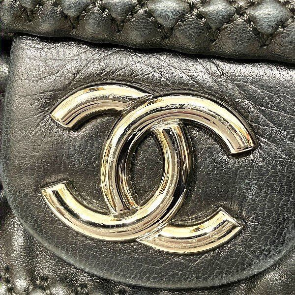 Chanel Bubble Quilt Black Bag Handbag Shoulder Bag Women
