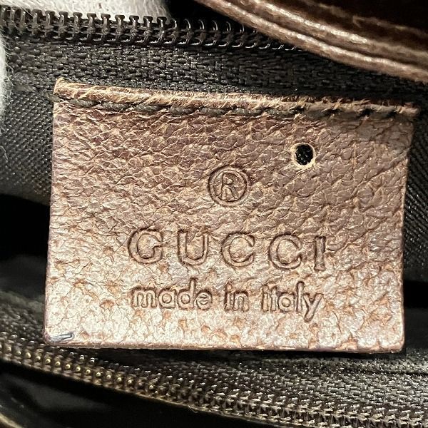 Gucci Bamboo Diana 002-8260 Brown Leather Bag Handbag Women