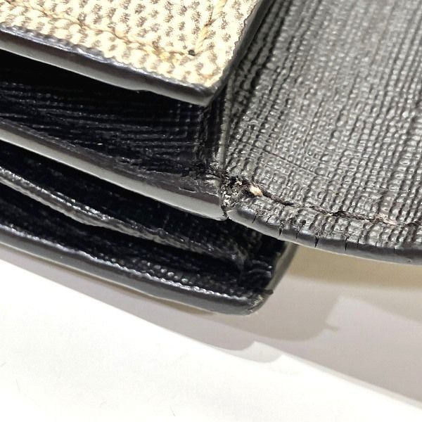 Gucci GG Supreme 212104 W-hook Long Wallet With Charm Trifold Women