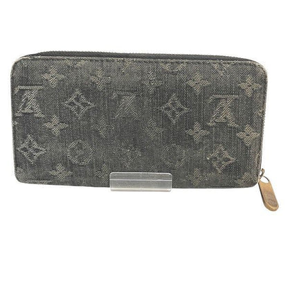 Louis Vuitton Monogram Denim Zippy Wallet M95341 Round Zipper Long Wallet Unisex