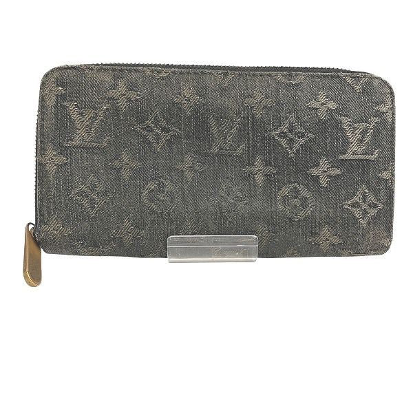 Louis Vuitton Monogram Denim Zippy Wallet M95341 Round Zipper Long Wallet Unisex