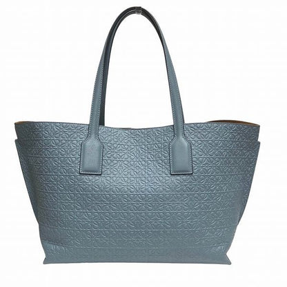 Loewe Repeat Anagram T Shopper Blue Bag Tote Handbag Women's