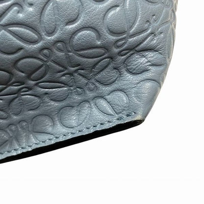 Loewe Repeat Anagram T Shopper Blue Bag Tote Handbag Women's