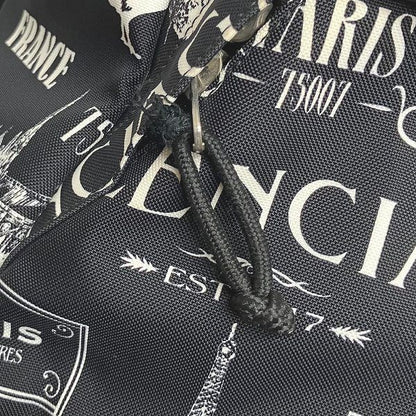 Balenciaga Wheels 507460 Backpack Paris Print Bag Backpack Men's