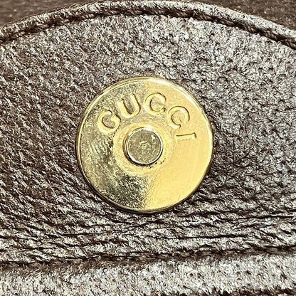 Gucci Bamboo Diana 002-8260 Brown Leather Bag Handbag Women