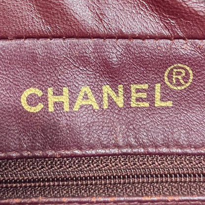 Chanel Matelasse Coco Mark Lambskin Bag Handbag Women