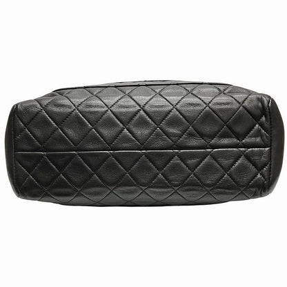 Chanel Matelasse Coco Mark Lambskin Bag Handbag Women