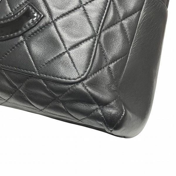 Chanel Matelasse Coco Mark Lambskin Bag Handbag Women