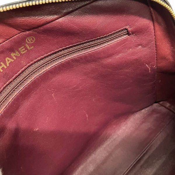 Chanel Matelasse Coco Mark Lambskin Bag Handbag Women