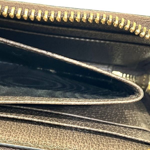 Gucci Off-dia Zip Around Wallet 644333 GG Supreme Coin Case Women