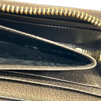 Gucci Off-dia Zip Around Wallet 644333 GG Supreme Coin Case Women