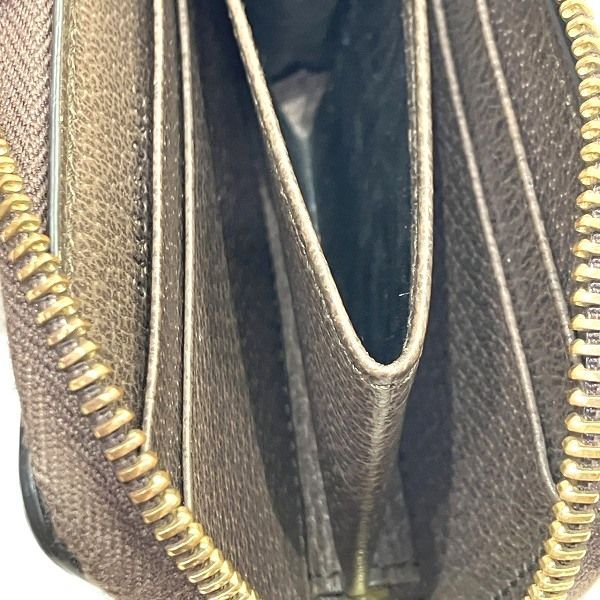 Gucci Off-dia Zip Around Wallet 644333 GG Supreme Coin Case Women