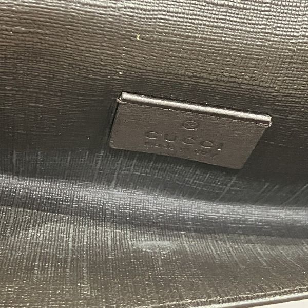 Gucci GG Supreme 212104 W-hook Long Wallet With Charm Trifold Women