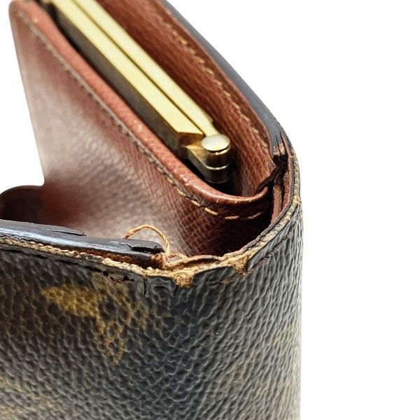 Louis Vuitton Monogram Porte Monevier Viennois M61663 Bifold Wallet For Women