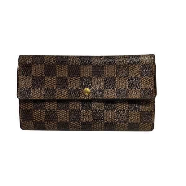 Louis Vuitton Damier Pochette Portmonnais Cles Di N61724 Long Wallet Bifold