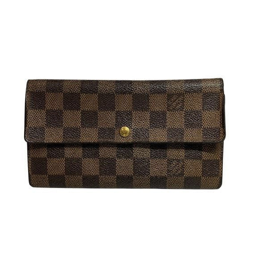 Louis Vuitton Damier Pochette Portmonnais Cles Di N61724 Long Wallet Bifold