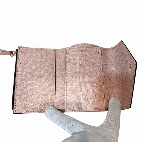 Louis Vuitton Monogram Portefeuille Victorine M62472 Trifold Wallet For Women