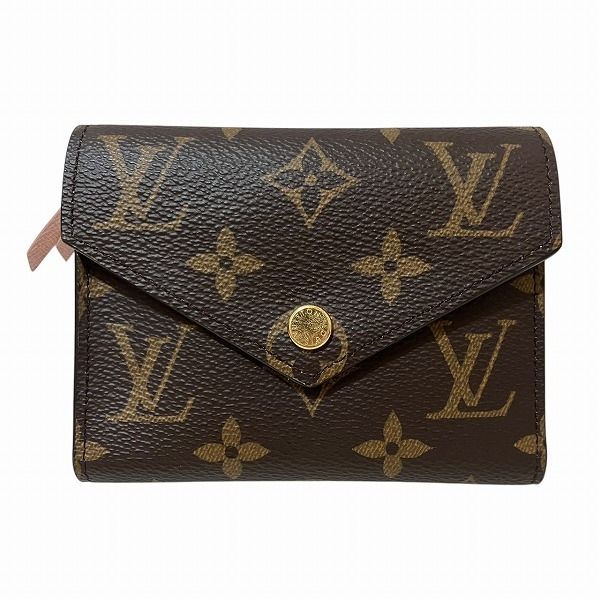 Louis Vuitton Monogram Portefeuille Victorine M62472 Trifold Wallet For Women