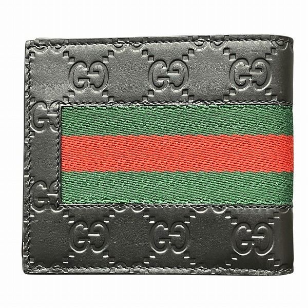 Gucci Sherry Line 408826 GG Signature Bifold Wallet Unisex