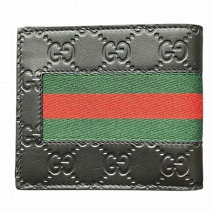 Gucci Sherry Line 408826 GG Signature Bifold Wallet Unisex
