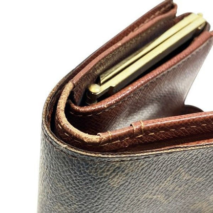 Louis Vuitton Monogram Porte Monevier Viennois M61663 Bifold Wallet For Women