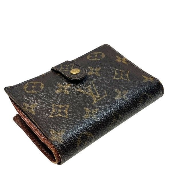 Louis Vuitton Monogram Porte Monevier Viennois M61663 Bifold Wallet For Women