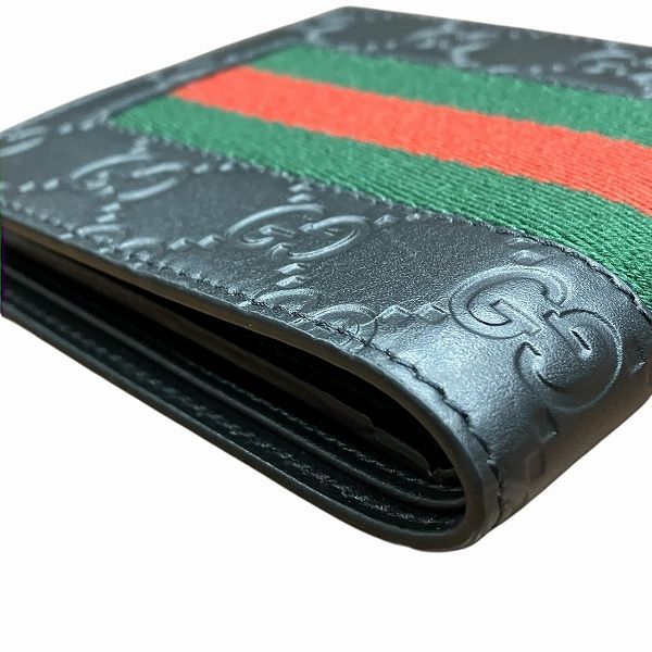Gucci Sherry Line 408826 GG Signature Bifold Wallet Unisex