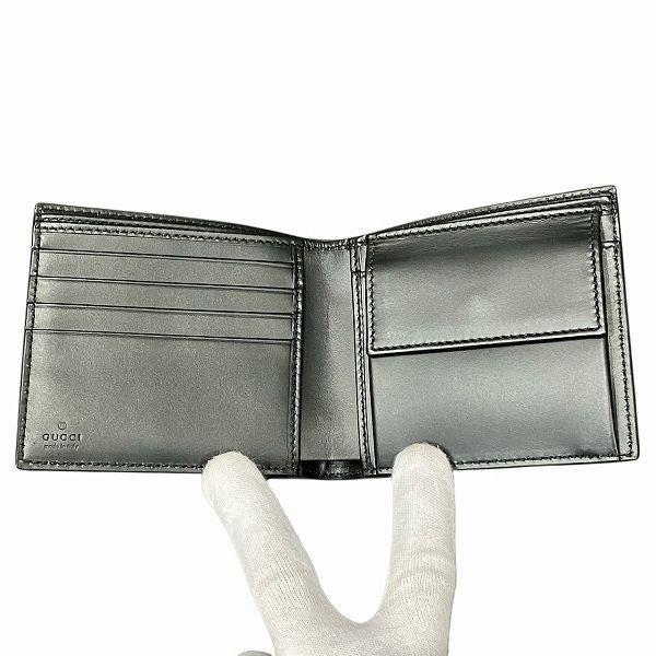 Gucci Sherry Line 408826 GG Signature Bifold Wallet Unisex