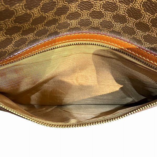 Celine Macadam Brown M90 Bag Clutch Bag Unisex