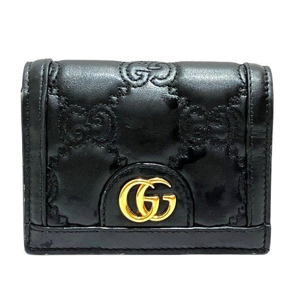 Gucci Ggmatelasse 723786 Black Bifold Wallet For Women