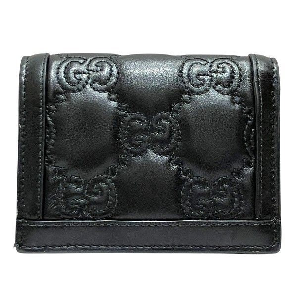 Gucci Ggmatelasse 723786 Black Bifold Wallet For Women