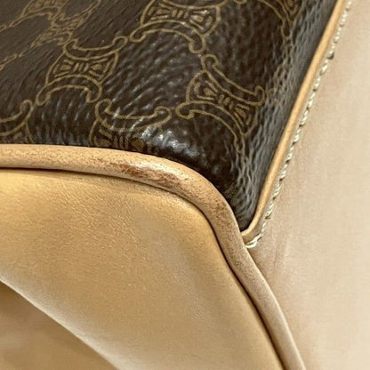 Celine Macadam Pattern M13 Brown Bag Handbag Women